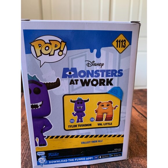 Funko Pop! Disney Monsters At Work Tylor Tuskmon Vinyl Figure #1113 Collectible - Picture 3 of 4